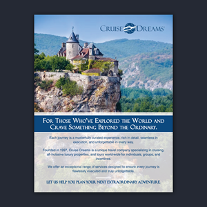 Advertisement Design by Bidita Saha for Cruise Dreams | Design: #35704712