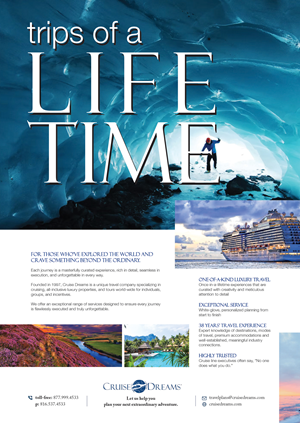Advertisement Design by Creative D2024 for Cruise Dreams | Design: #35713407