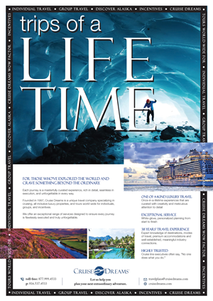 Advertisement Design by Creative D2024 for Cruise Dreams | Design: #35713409