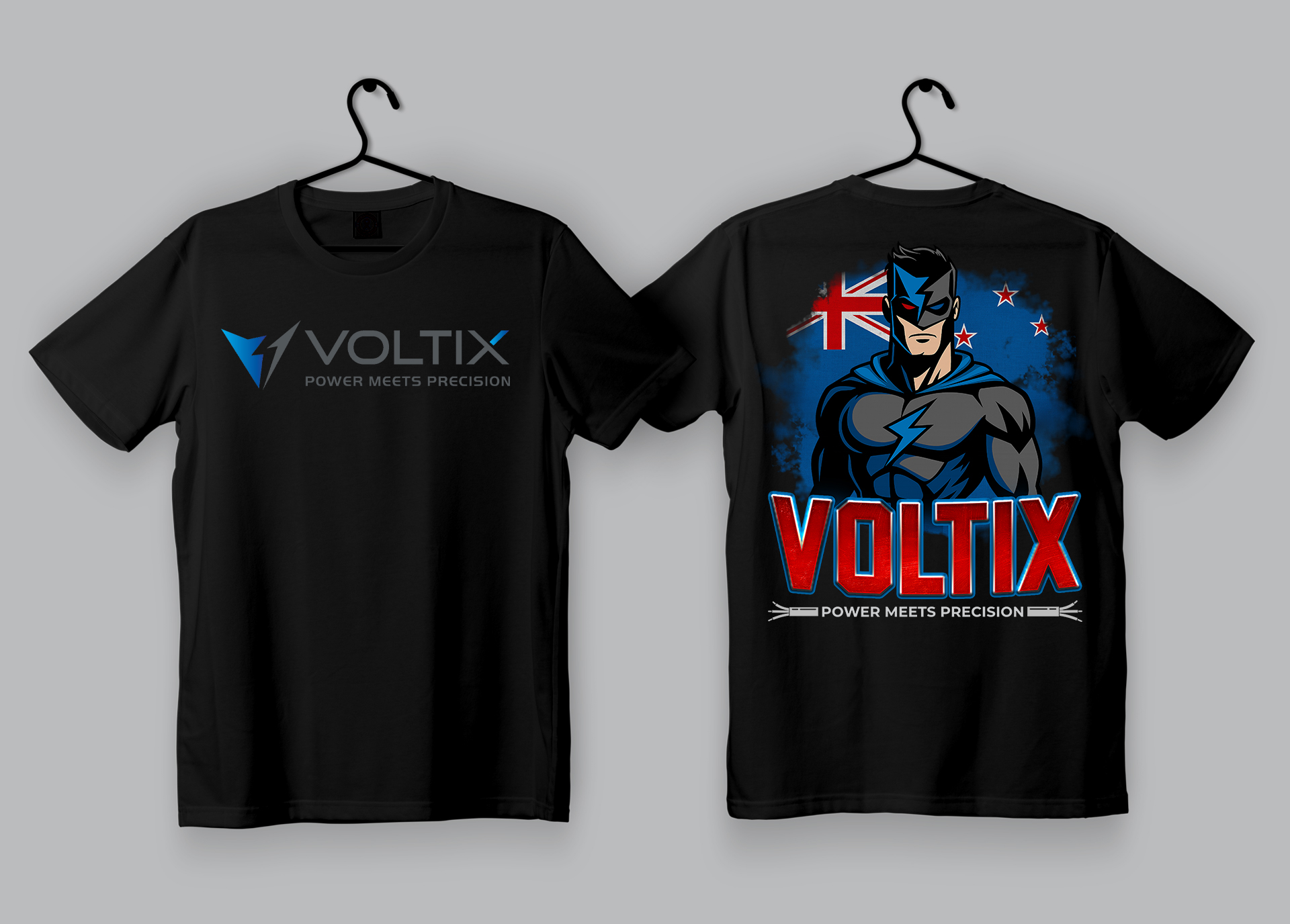 T-shirt Design by Elsa Designs for Voltix Ltd | Design #35684581