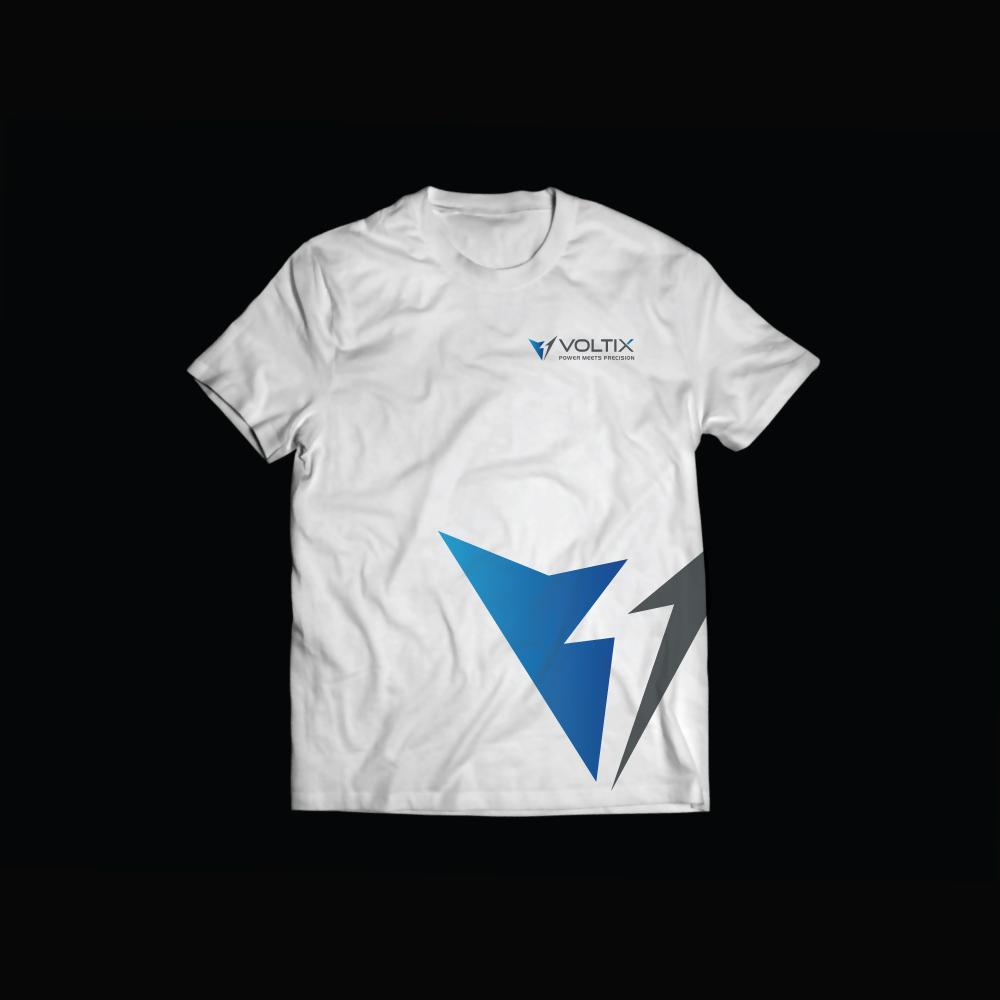 T-shirt Design by Concept Factory for Voltix Ltd | Design #35933510