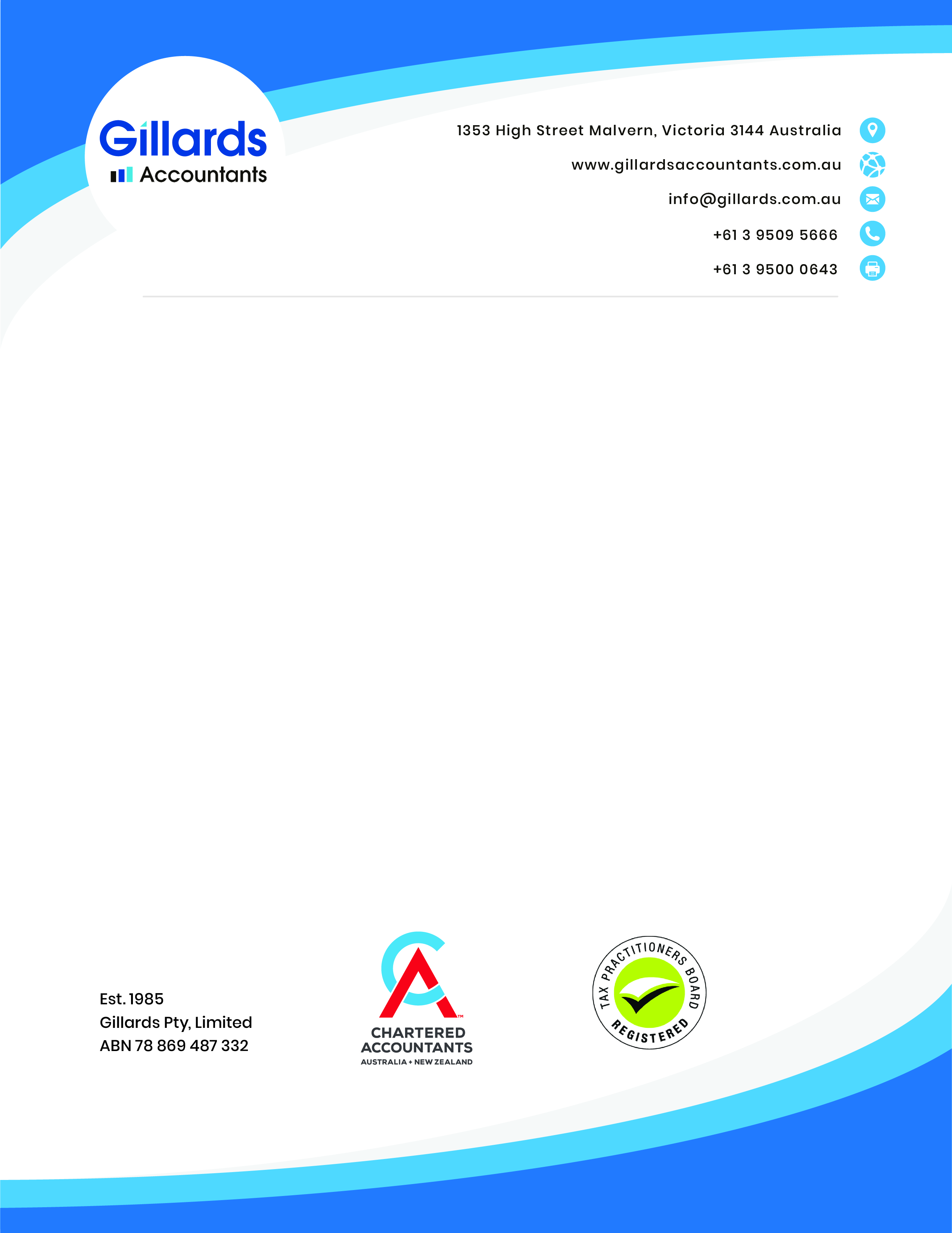 Stationery Design by Eli Nelson for Gillards Pty Ltd | Design #35719654