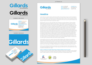 Design de Papeterie par MarkoE pour Gillards Pty Ltd | Design : #35689394