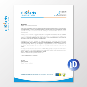 Design de Papeterie par Litadesign pour Gillards Pty Ltd | Design : #35698254