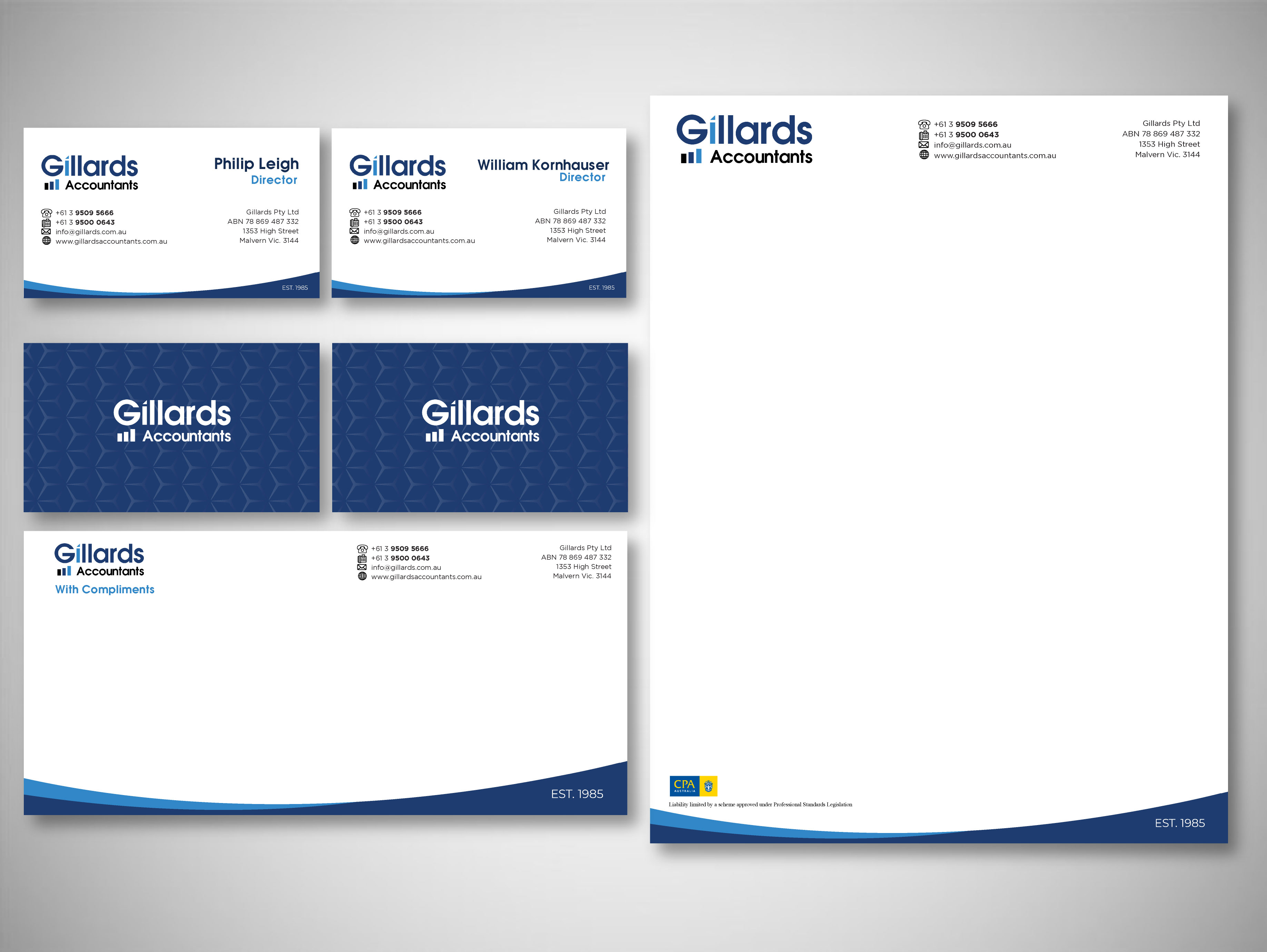 Stationery Design by angelonyamu for Gillards Pty Ltd | Design #35848530