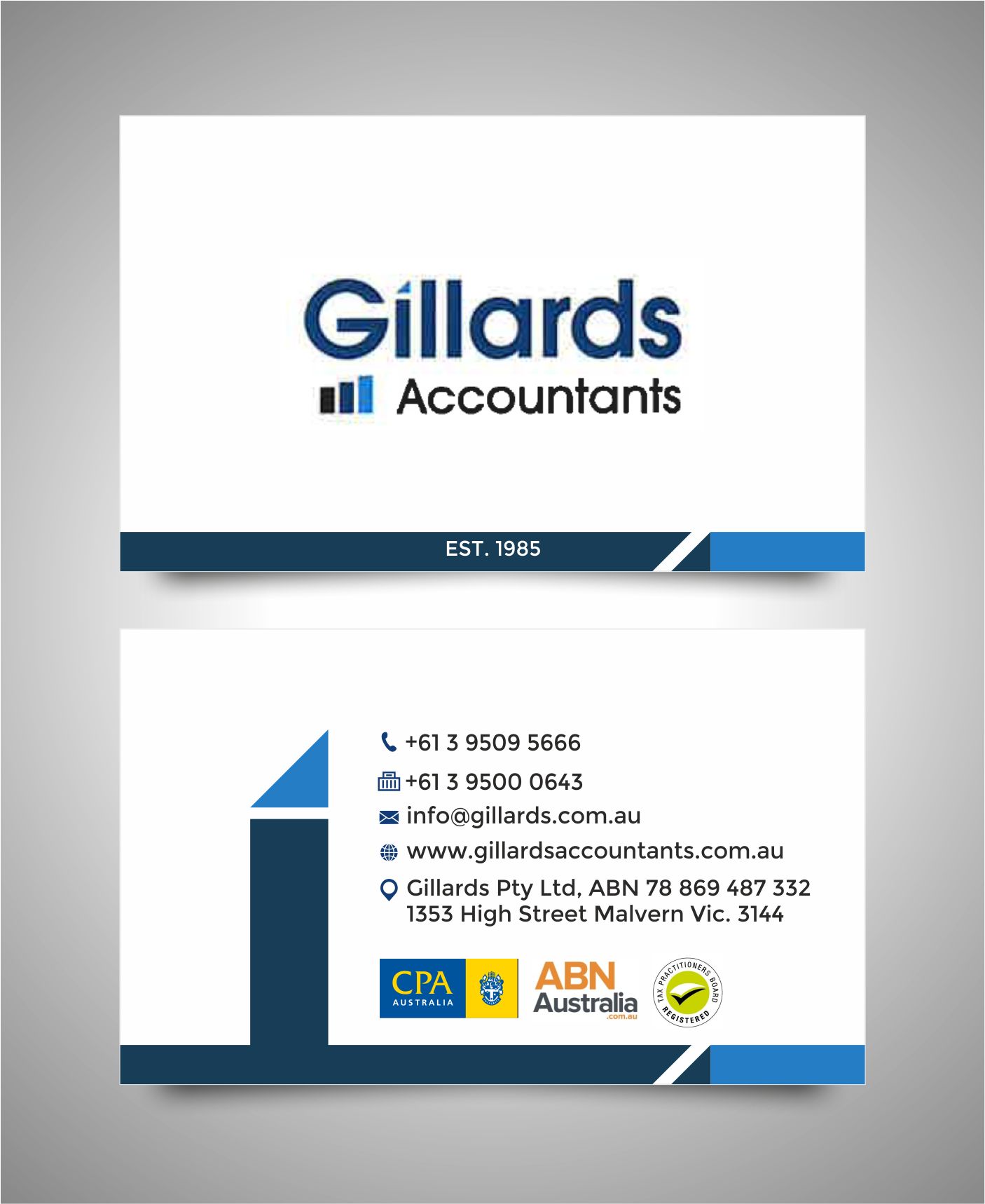 Stationery Design by patelnsf for Gillards Pty Ltd | Design #35709560