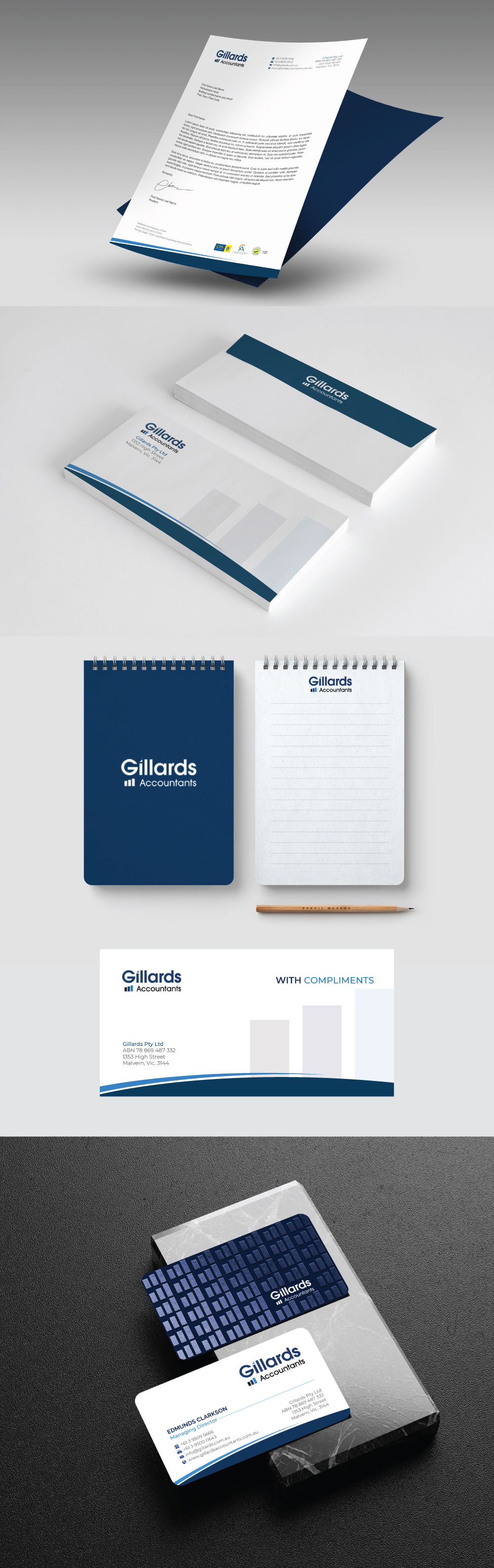 Stationery Design by R.design for Gillards Pty Ltd | Design #35688345
