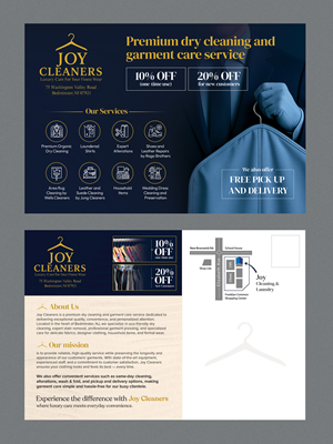 Joy Cleaners Postcard - I would like to send this using MAIL to my prospects and current clients.