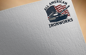 Logo Design by Lam_ya for All American Ironworks and Ornamental Metals LLC | Design: #35686594