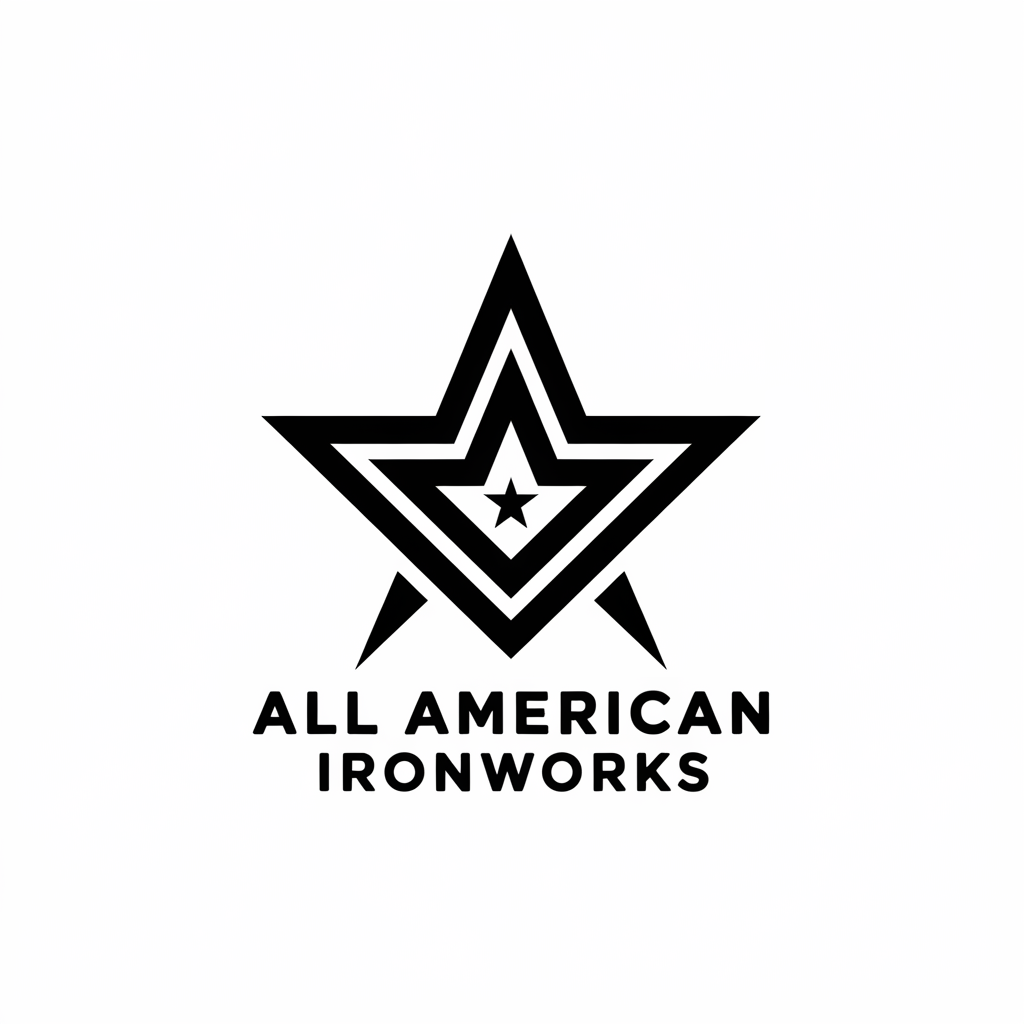Logo Design by Ar_nisam_usman for All American Ironworks and Ornamental Metals LLC | Design #35699786
