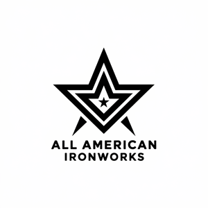 Logo Design by Ar_nisam_usman for All American Ironworks and Ornamental Metals LLC | Design: #35699786