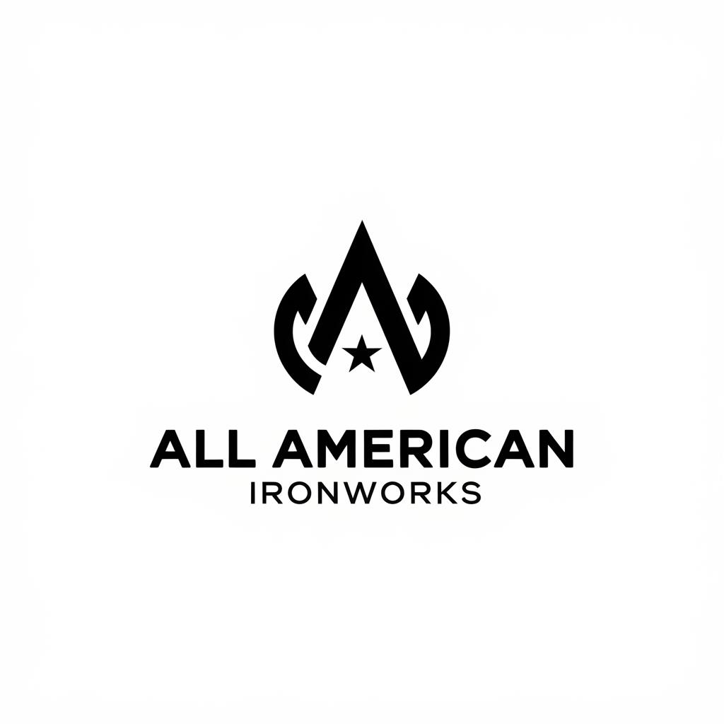 Logo Design by Ar_nisam_usman for All American Ironworks and Ornamental Metals LLC | Design #35699787