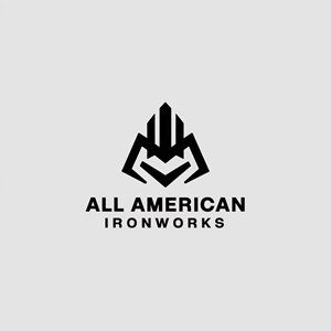 Logo Design by Ar_nisam_usman for All American Ironworks and Ornamental Metals LLC | Design: #35699788