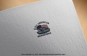 Logo Design by Muina for All American Ironworks and Ornamental Metals LLC | Design: #35689389