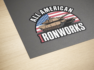 Logo Design by PixelCraft Designs for All American Ironworks and Ornamental Metals LLC | Design: #35693974