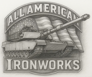 Logo Design by Abhinav | Creative Artist for All American Ironworks and Ornamental Metals LLC | Design: #35710897