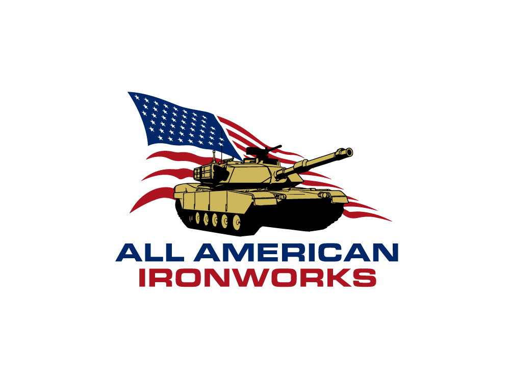 Logo Design by designA78 for All American Ironworks and Ornamental Metals LLC | Design #35686779