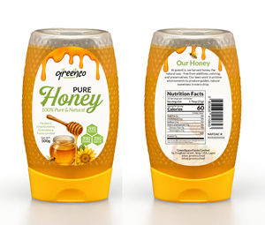 Lebel for 500g Honey Jar