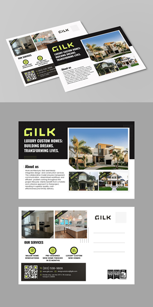 Architectural Design Build company needs a direct mail flyer