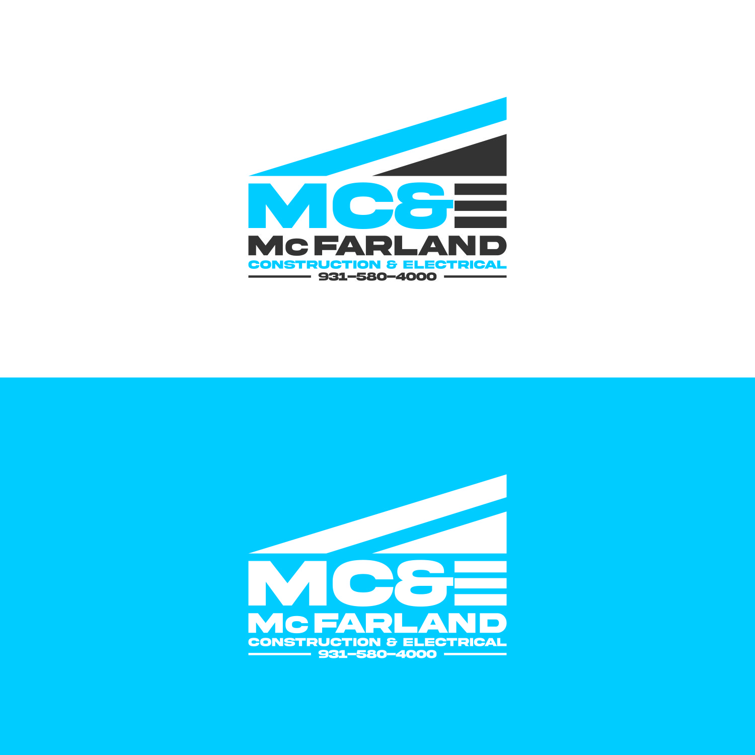 Logo Design by agung 25 for McFarland Construction & Electrical | Design #35701958