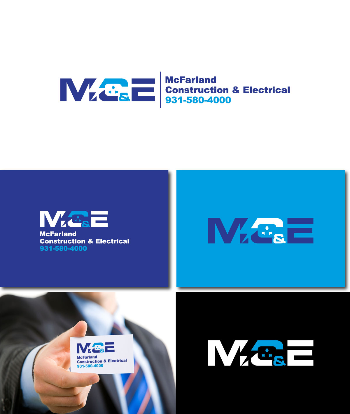 Logo Design by jonkonrad for McFarland Construction & Electrical | Design #35701096