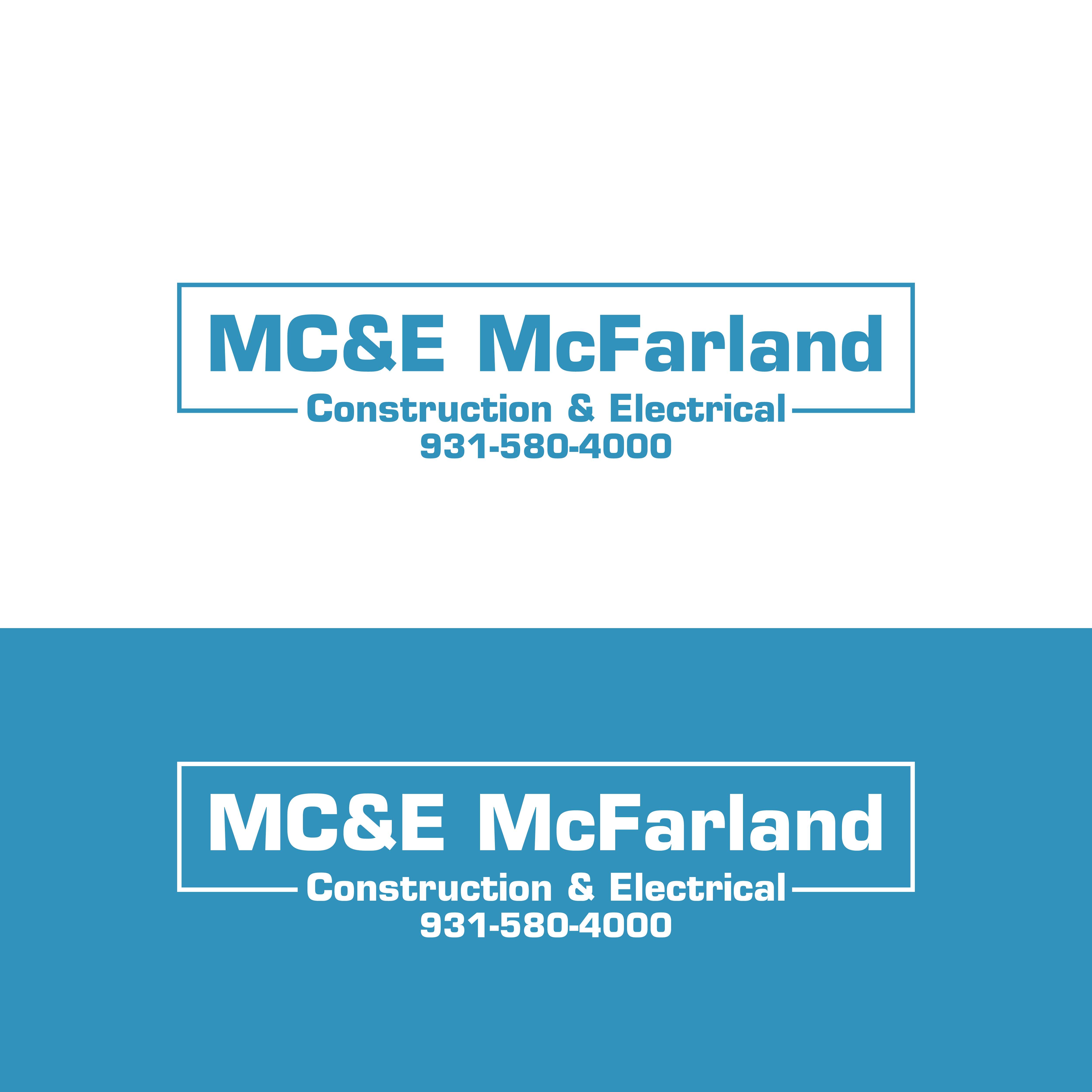 Logo Design by AndySuseno for McFarland Construction & Electrical | Design #35698986
