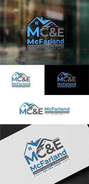 Logo Design by S.H Designs for McFarland Construction & Electrical | Design: #35698142