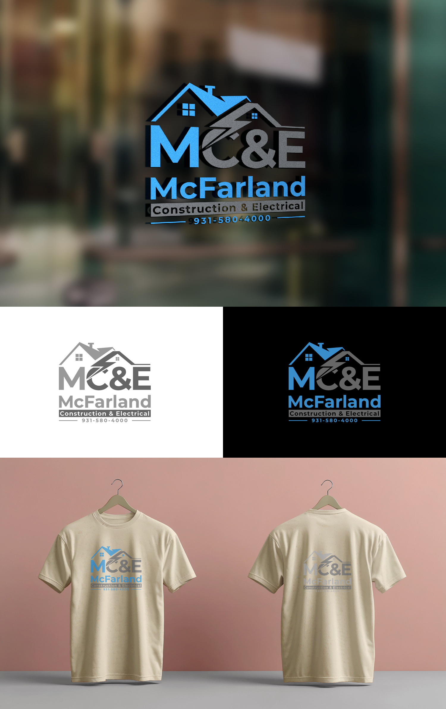 Diseño de Logo por S.H Designs para McFarland Construction & Electrical | Diseño #35707479