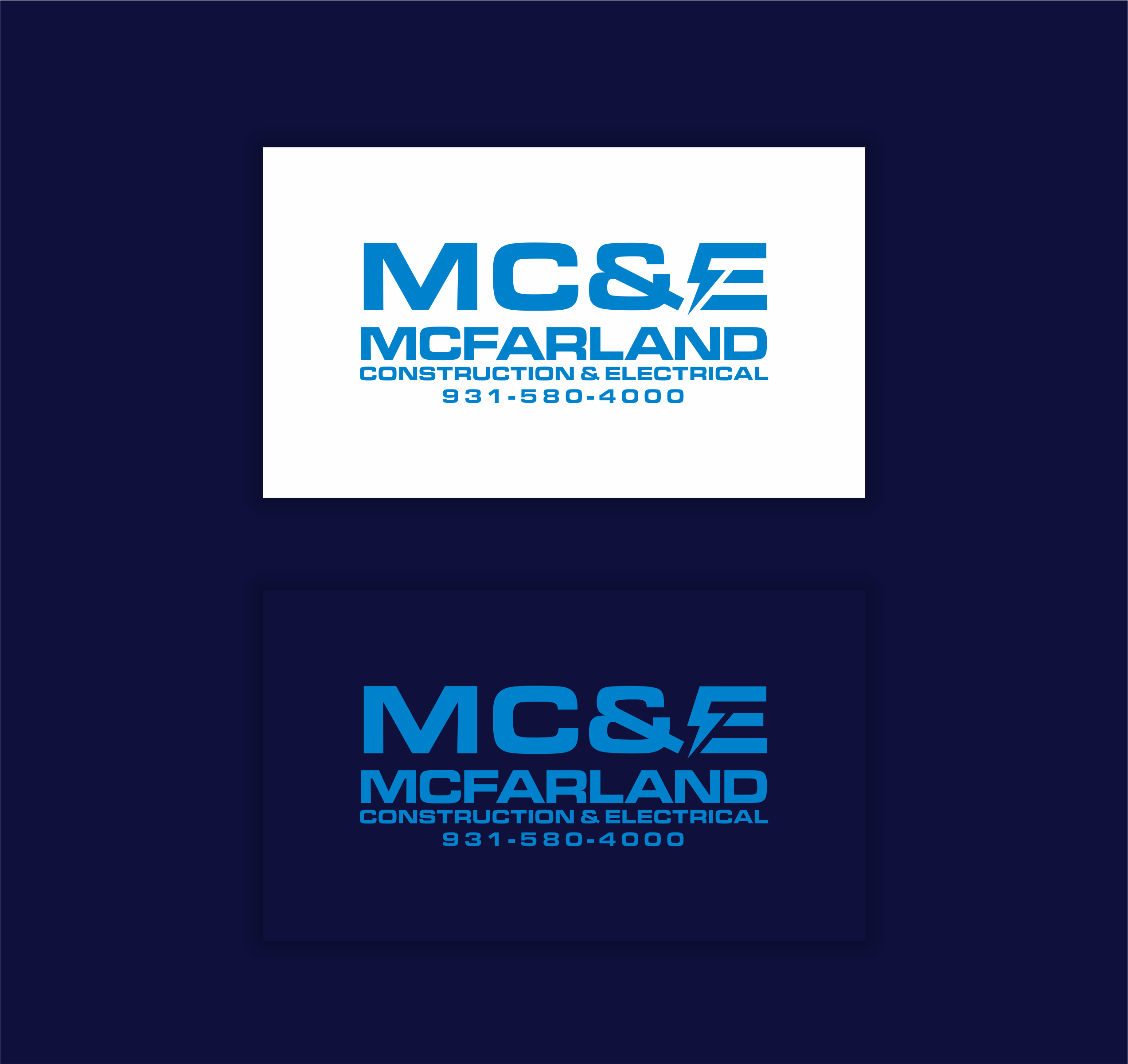 Logo Design by melzh for McFarland Construction & Electrical | Design #35698758