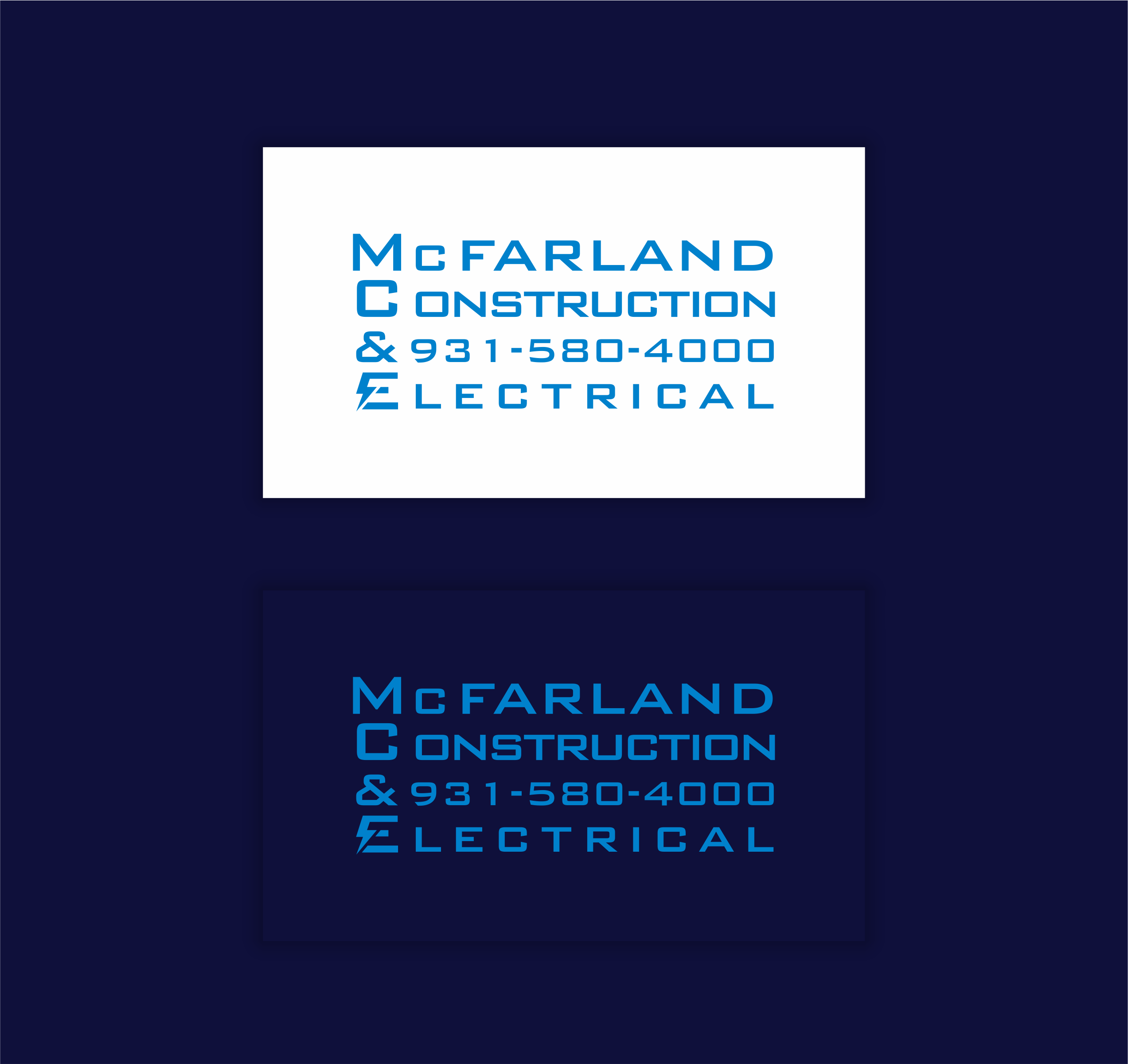 Diseño de Logo por melzh para McFarland Construction & Electrical | Diseño #35698798
