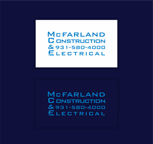 Diseño de Logo por melzh para McFarland Construction & Electrical | Diseño: #35698798