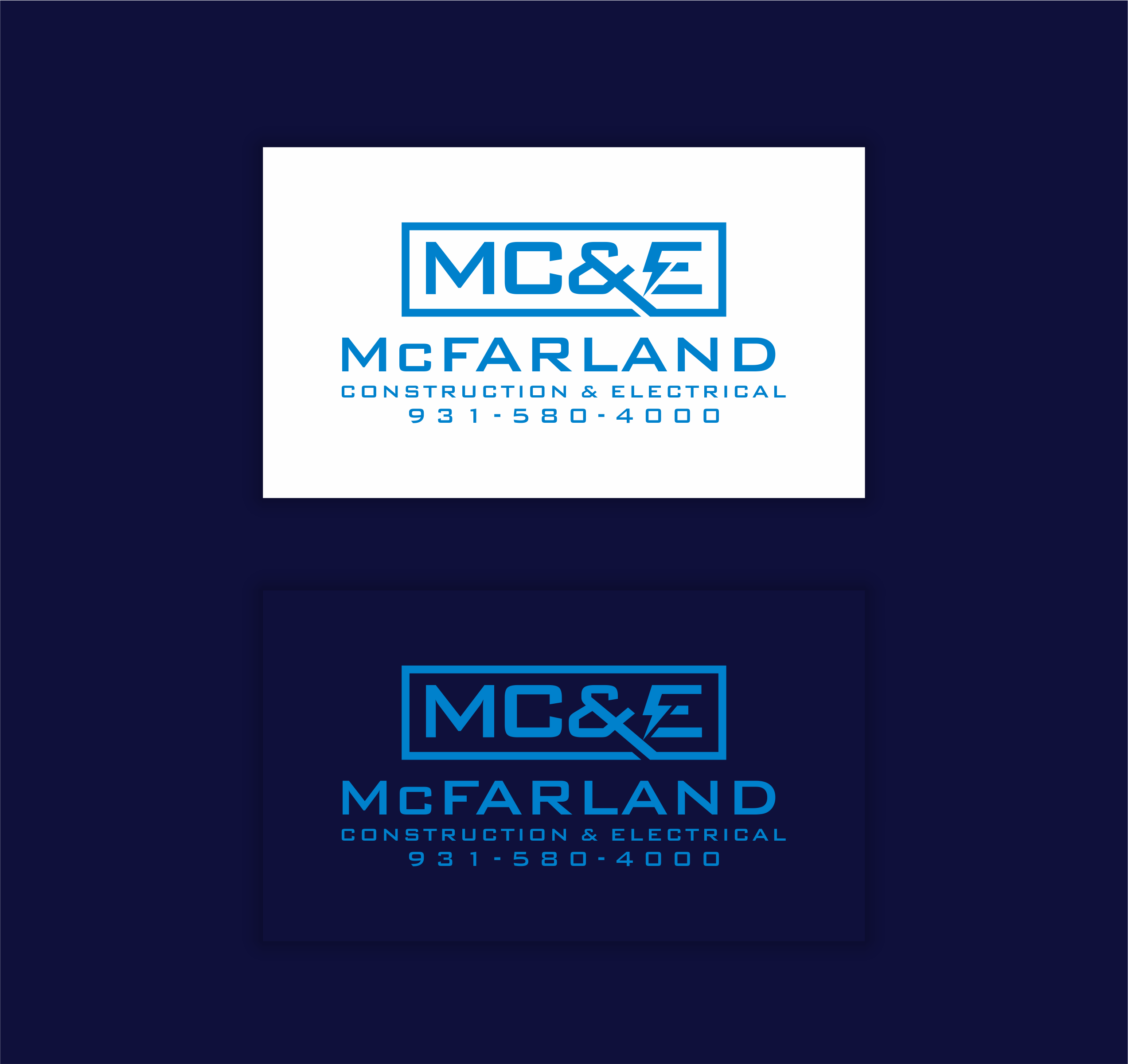 Logo Design by melzh for McFarland Construction & Electrical | Design #35698807