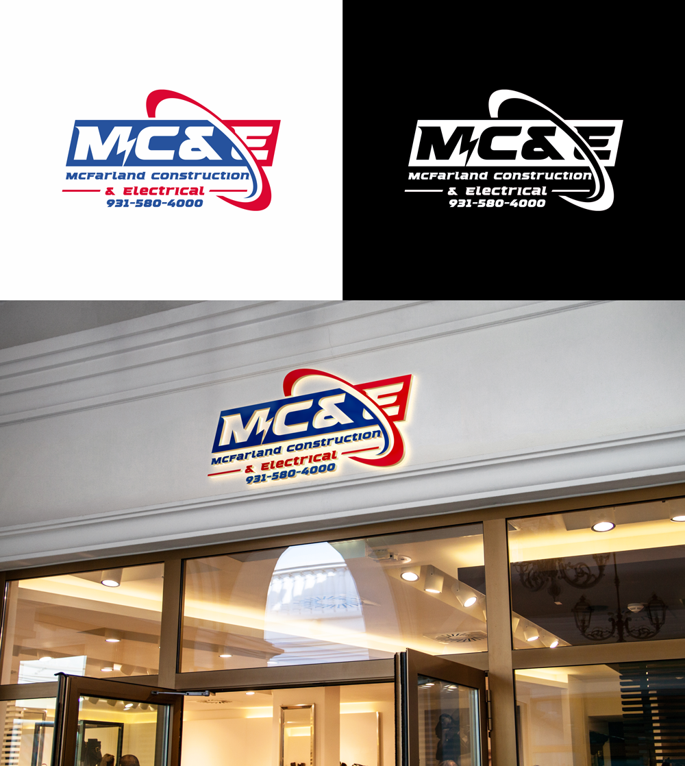 Logo Design by RA-bica for McFarland Construction & Electrical | Design #35699722