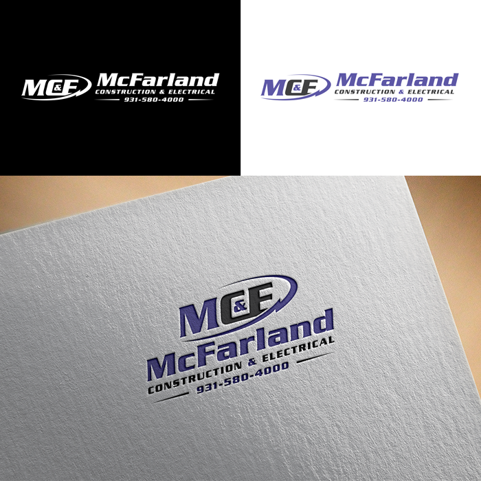 Logo Design by RA-bica for McFarland Construction & Electrical | Design #35699766