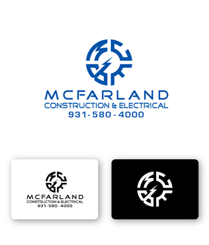 Logo Design by SolDesign for McFarland Construction & Electrical | Design: #35701373