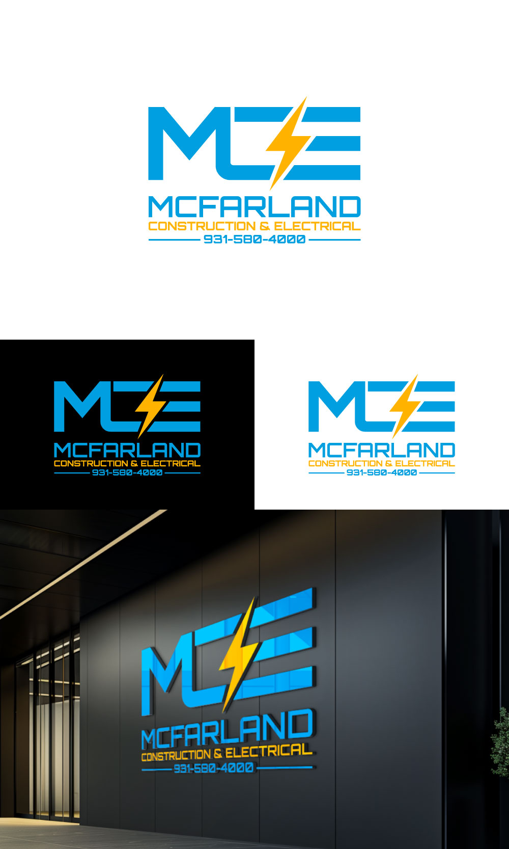 Logo Design by loveqis for McFarland Construction & Electrical | Design #35699241