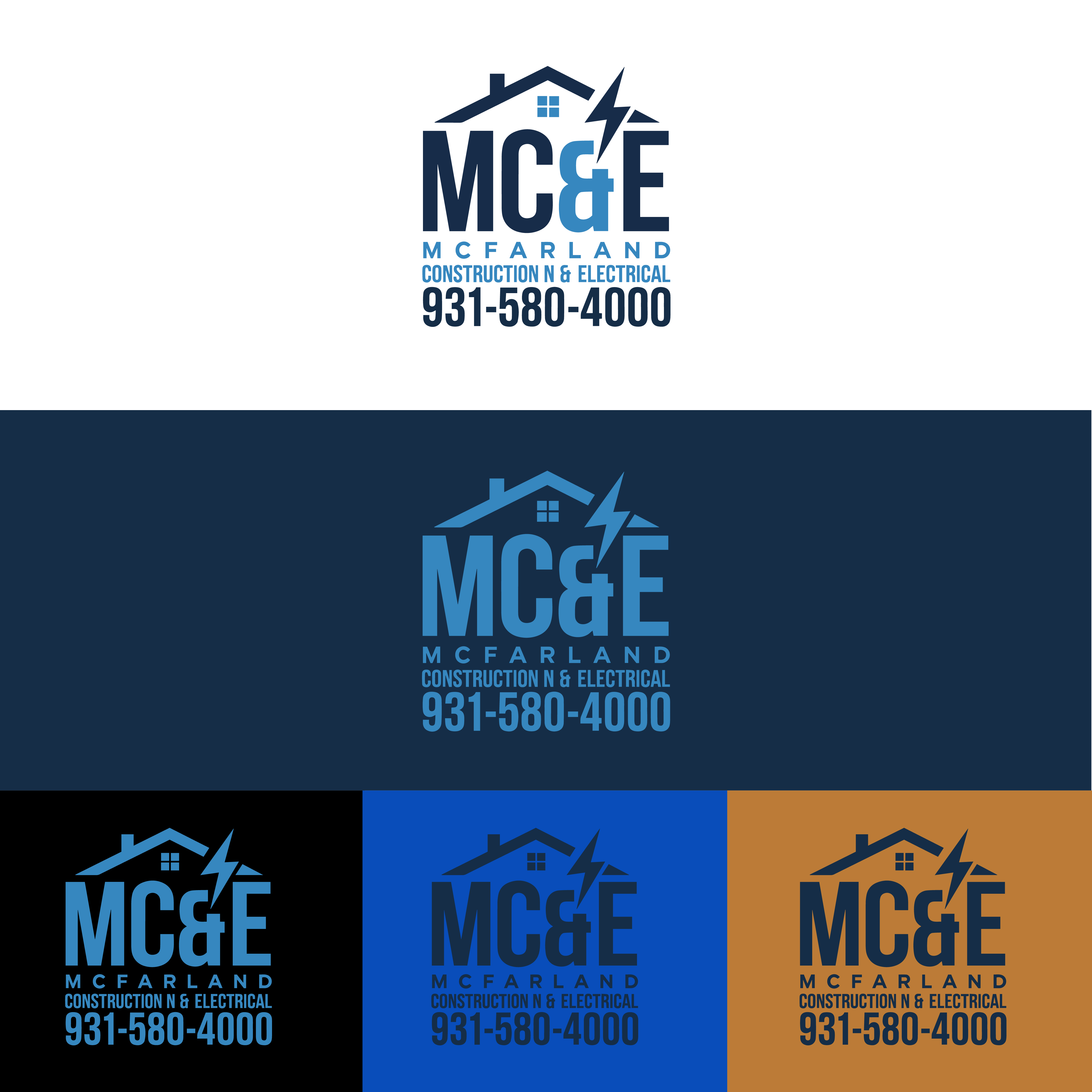 Logo Design by Shariqology for McFarland Construction & Electrical | Design #35699295