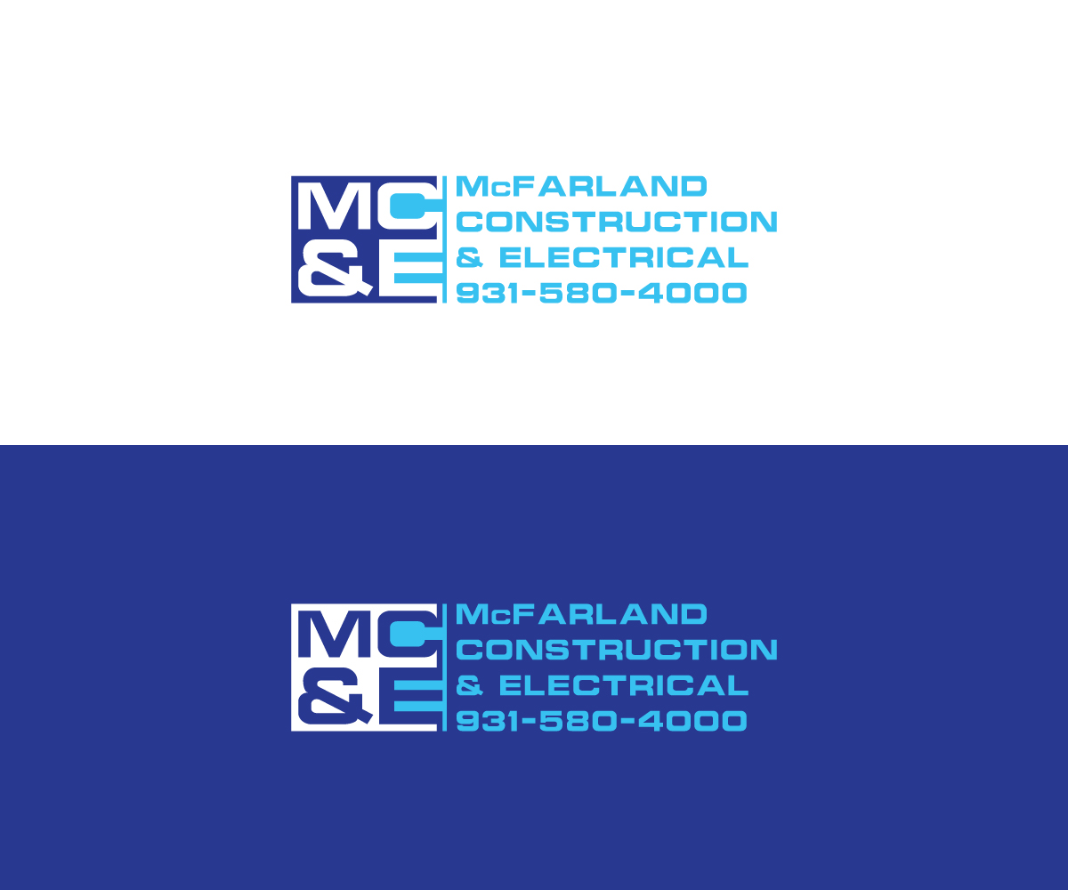 Logo Design by graphics^master for McFarland Construction & Electrical | Design #35699391