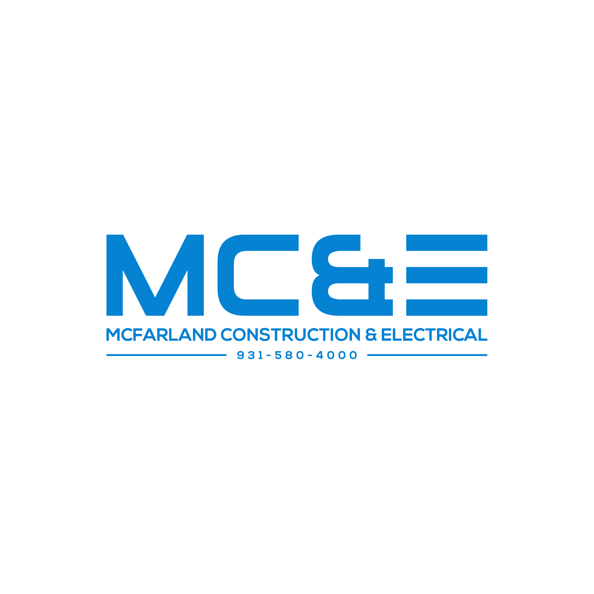 Logo Design by designer profile for McFarland Construction & Electrical | Design #35701142
