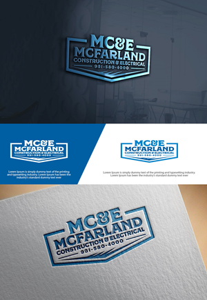 Logo Design by sulemani  creation for McFarland Construction & Electrical | Design: #35700748