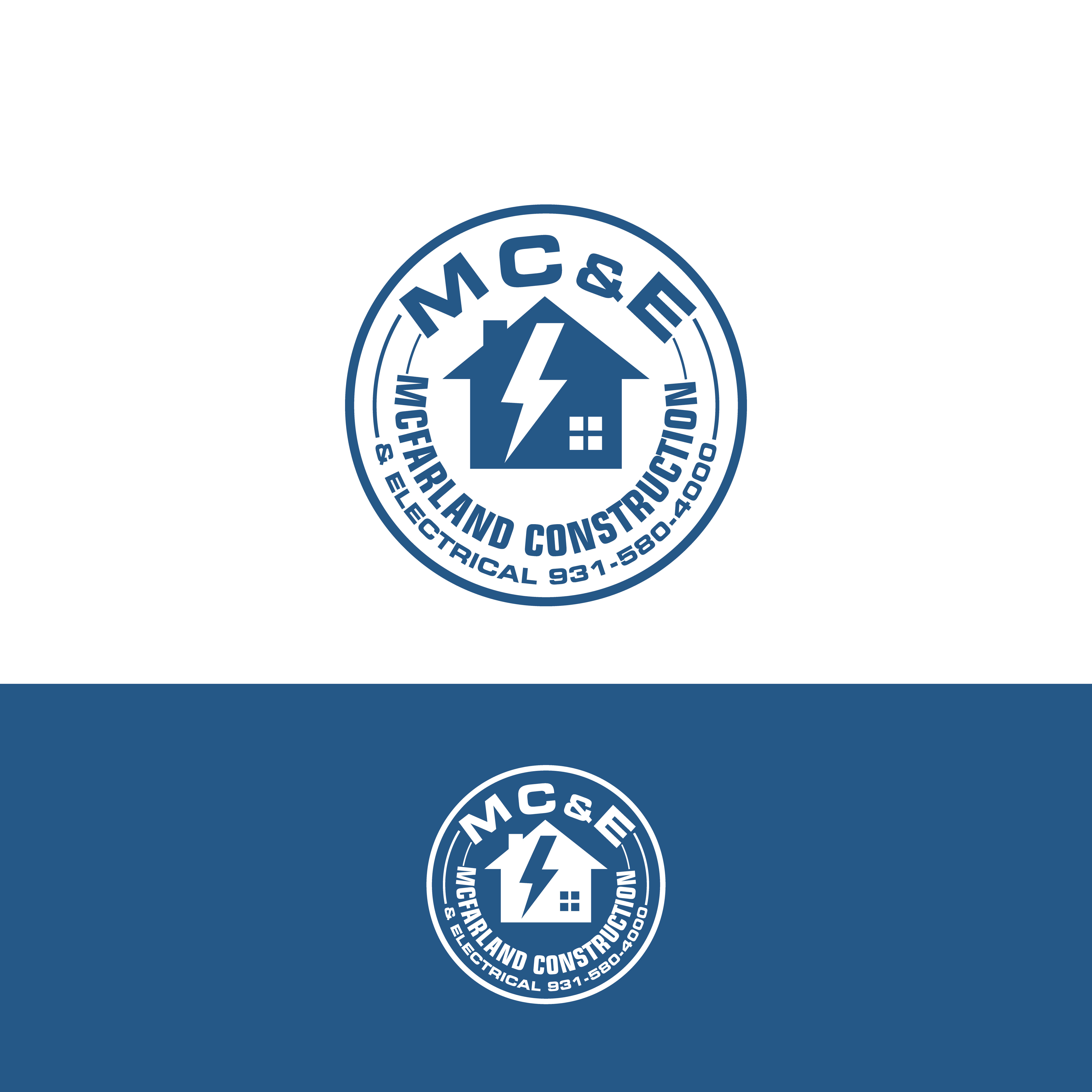 Logo Design by ainee4 for McFarland Construction & Electrical | Design #35698079