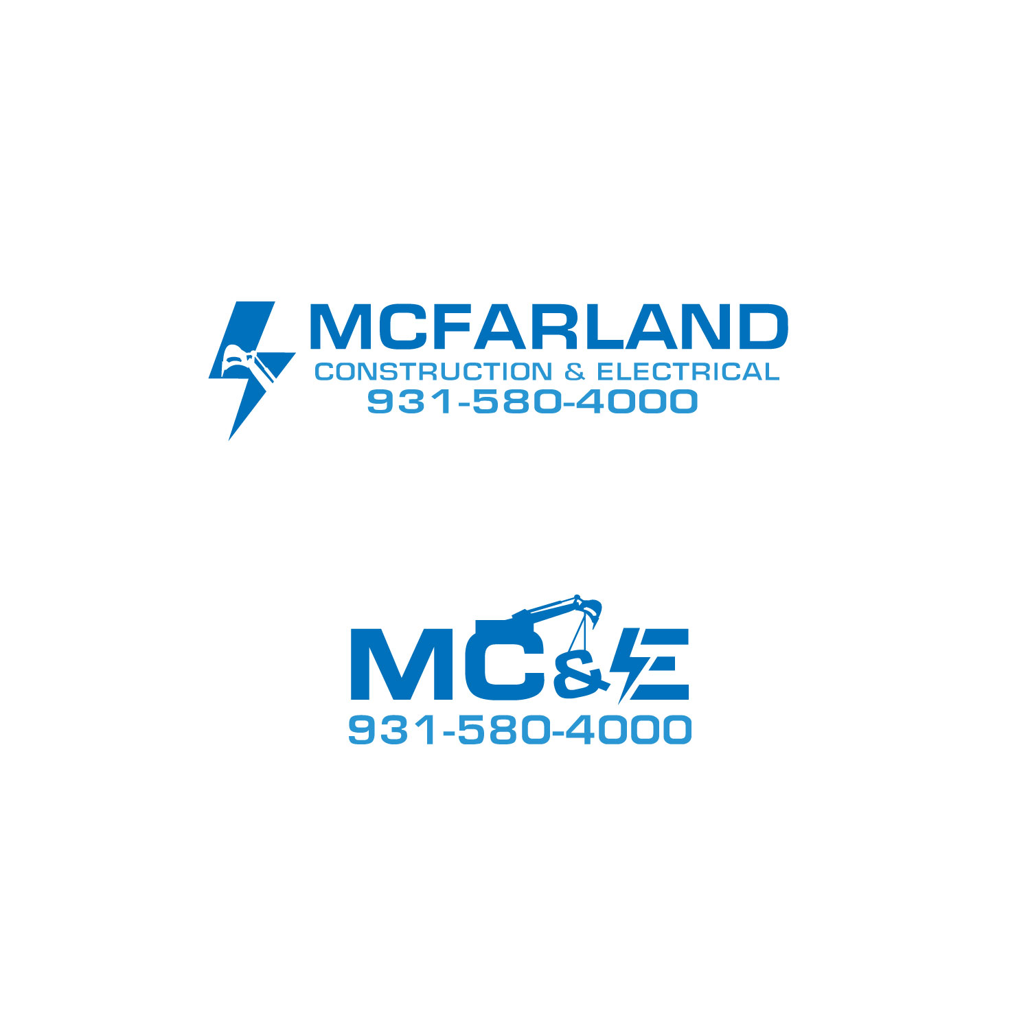 Logo Design by Art_lv for McFarland Construction & Electrical | Design #35697484