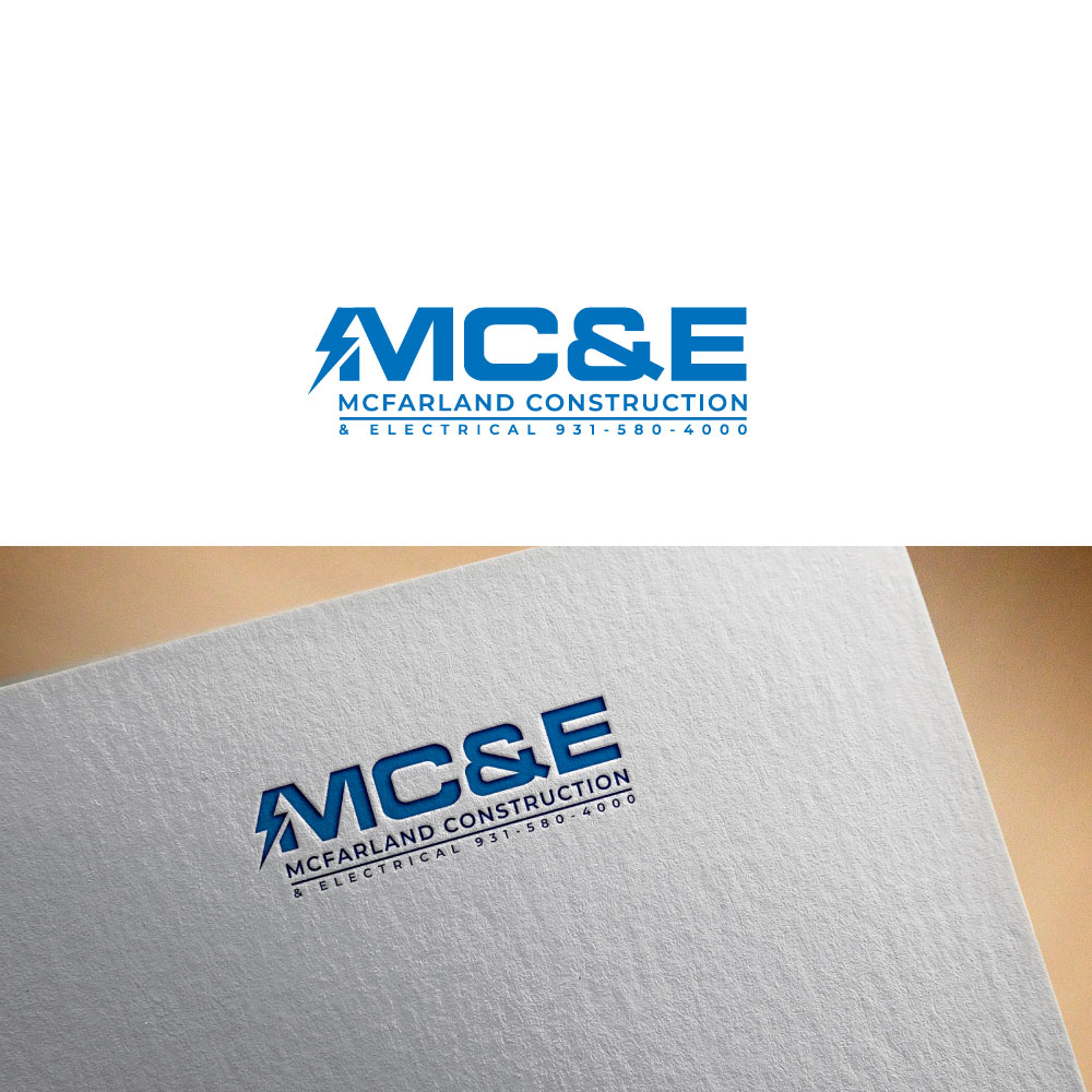 Logo Design by designhunt(verifiyed01) for McFarland Construction & Electrical | Design #35698436