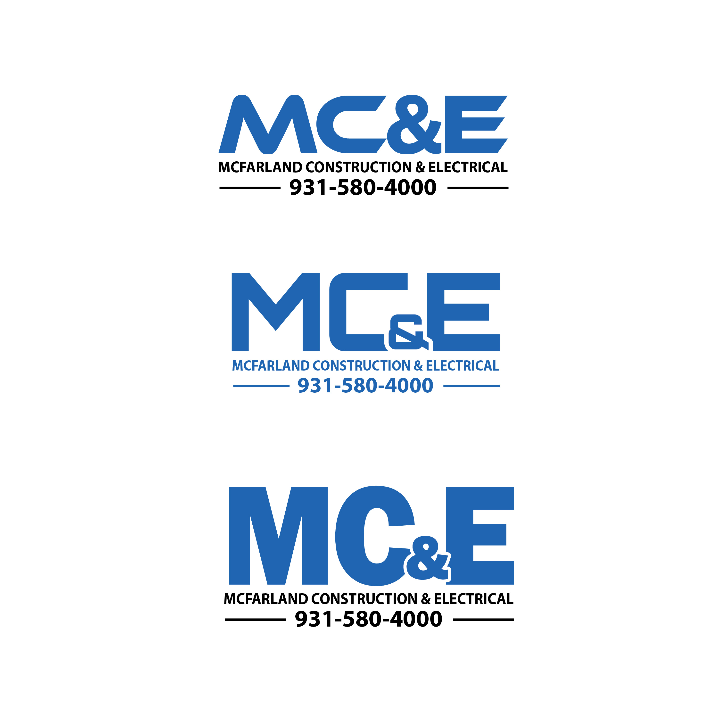Logo Design by bethmage janaka for McFarland Construction & Electrical | Design #35702611