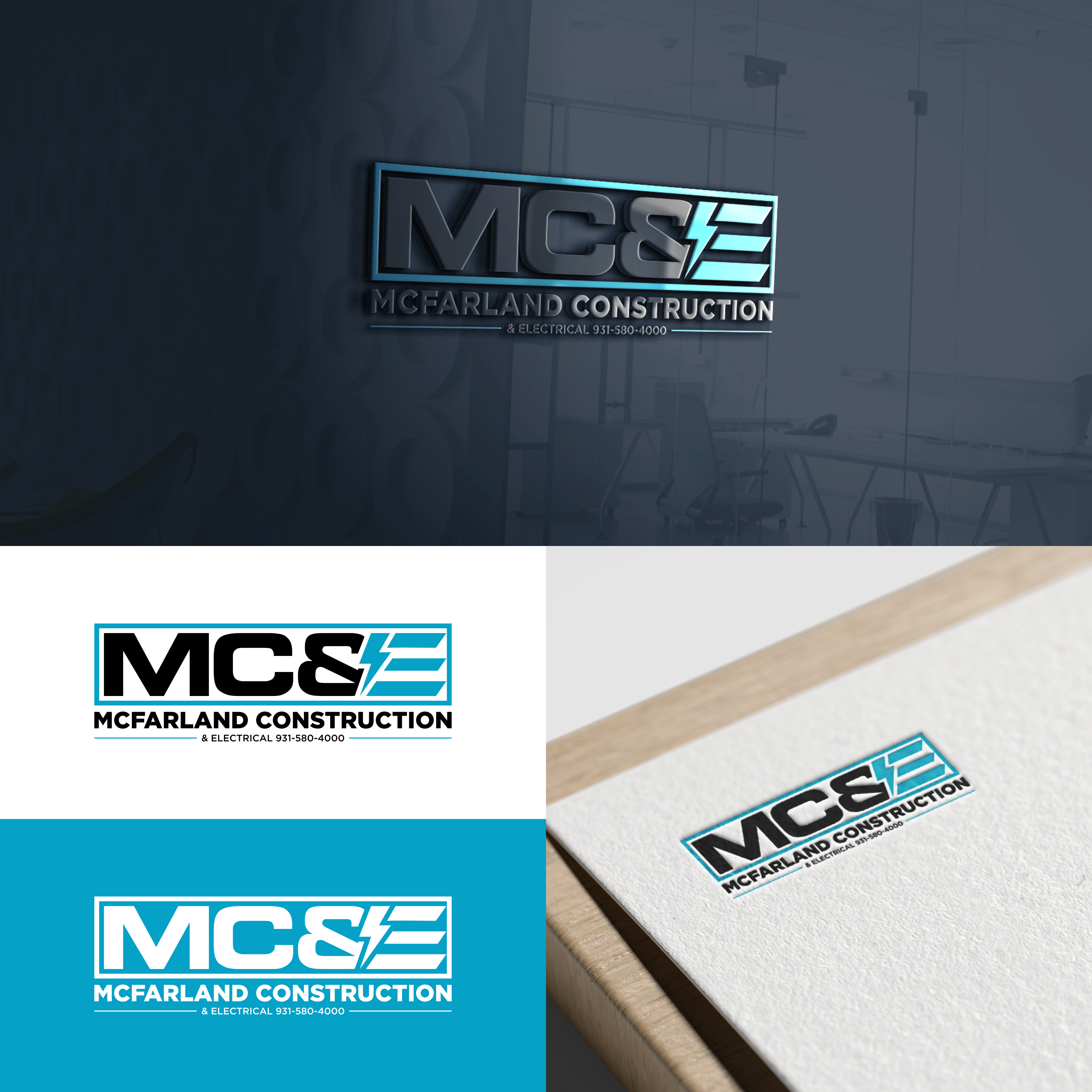 Logo Design by Mentality_Std for McFarland Construction & Electrical | Design #35698432
