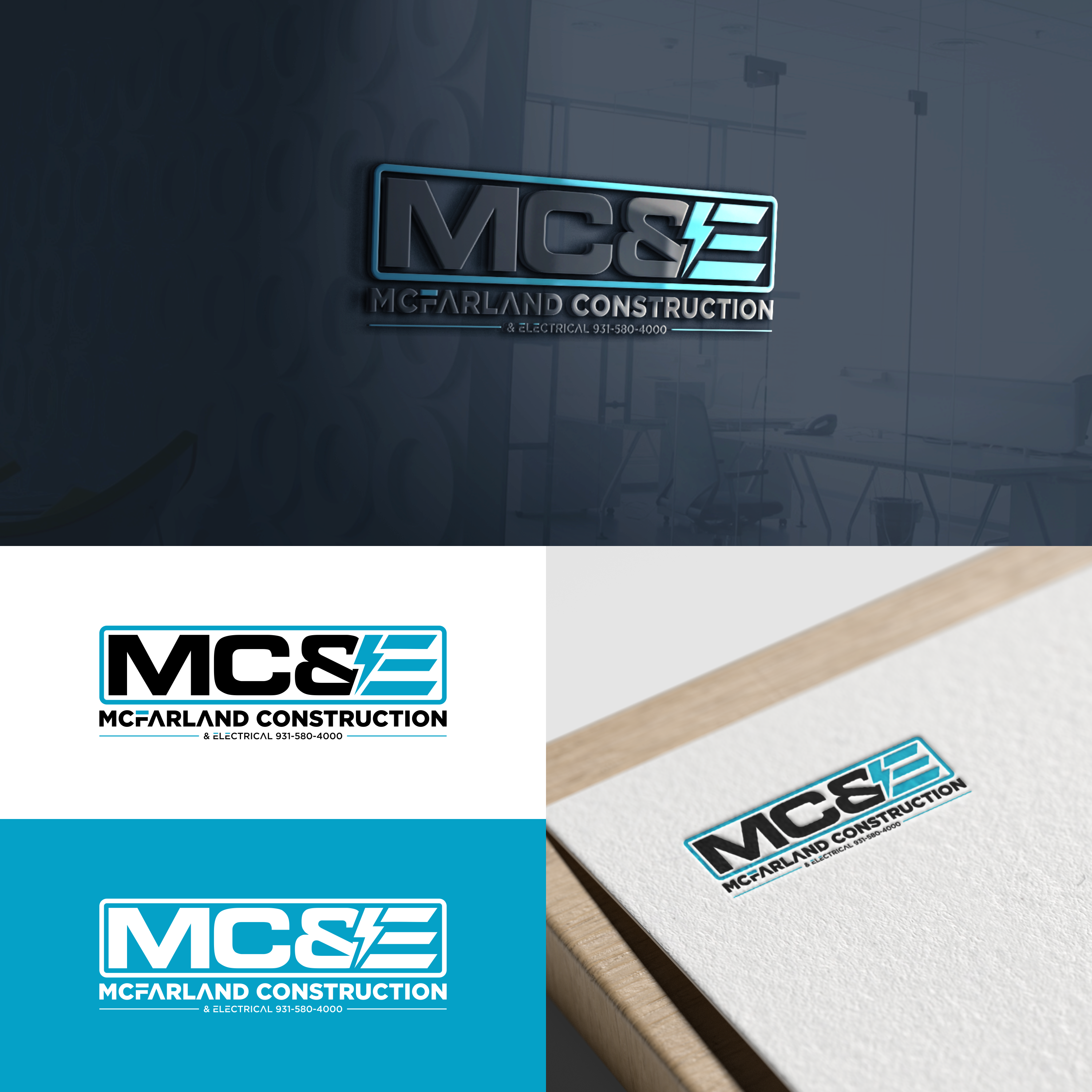 Logo Design by Mentality_Std for McFarland Construction & Electrical | Design #35698435