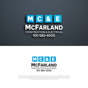 Logo Design by AG Artworks for McFarland Construction & Electrical | Design: #35698542