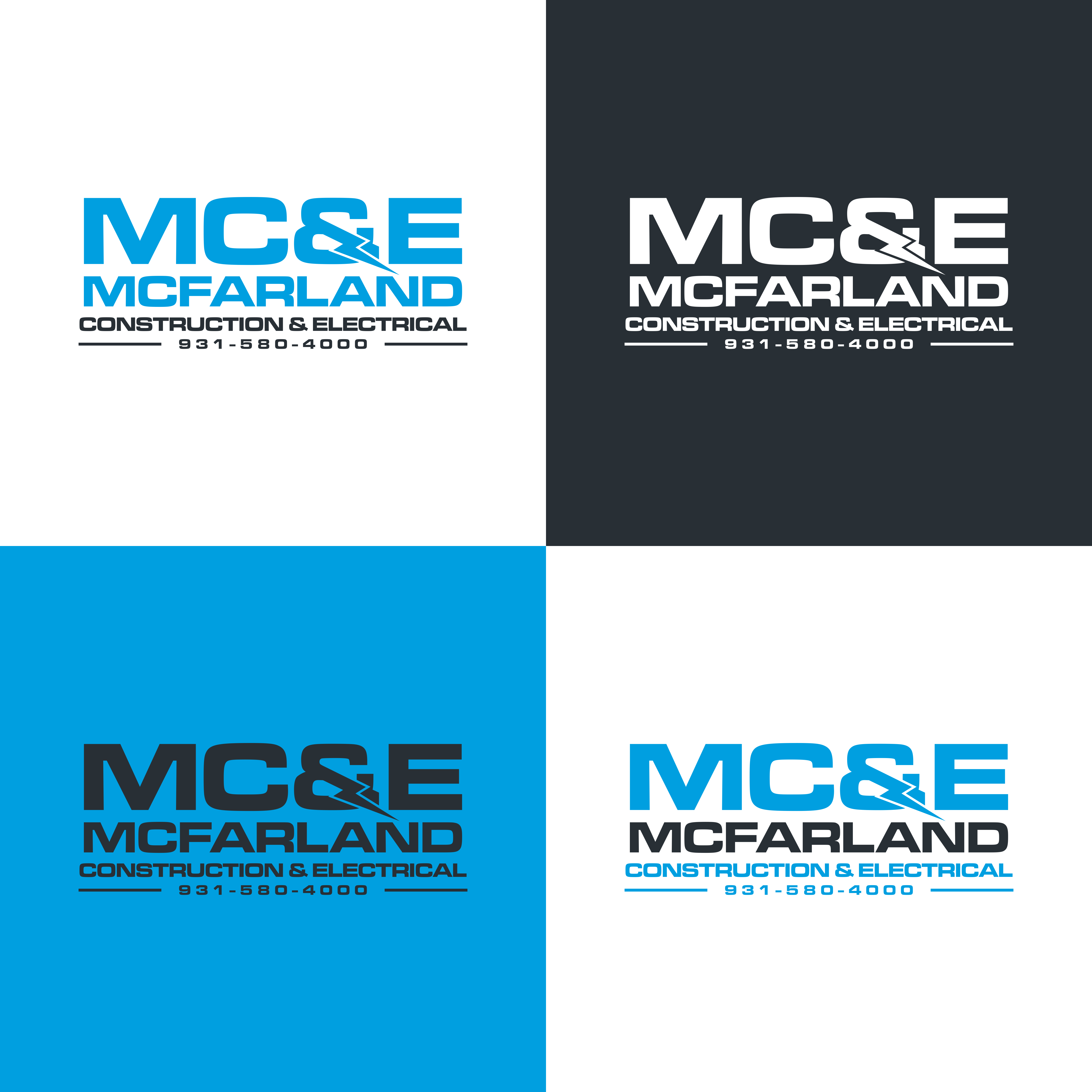 Logo Design by Astro D for McFarland Construction & Electrical | Design #35699136