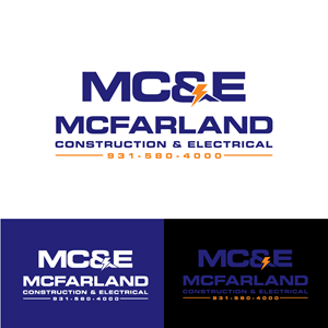 Logo Design by H4R5Z for McFarland Construction & Electrical | Design: #35698237