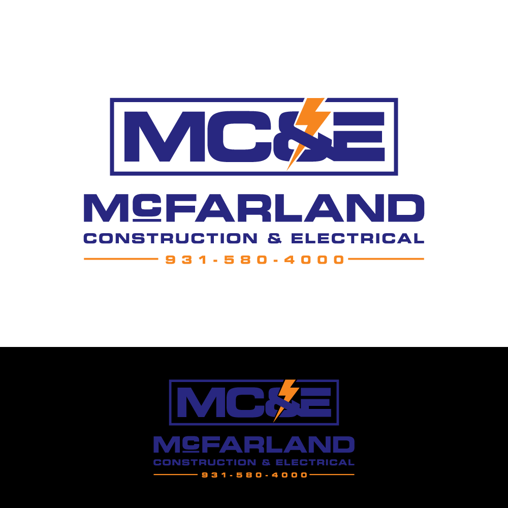 Logo Design by H4R5Z for McFarland Construction & Electrical | Design #35698285